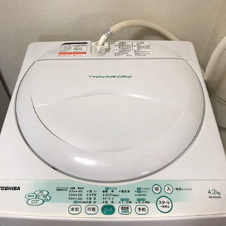 TOSHIBA 全自動洗濯機　2011年製　4.2kg 無料!の画像