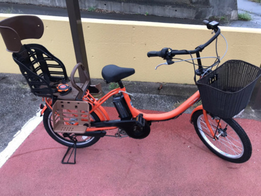 １８３電動自転車ヤマハパスバビー２０インチ超長生きバッテリー　充電器なし