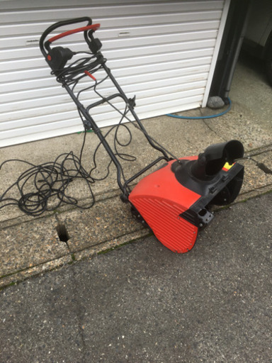 価格交渉OK!家庭用電源使用電動除雪機