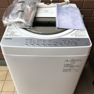 ★東芝 全自動洗濯機 6kg  美品 2018年製