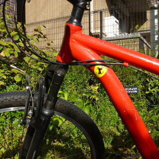 フェラーリの自転車の画像