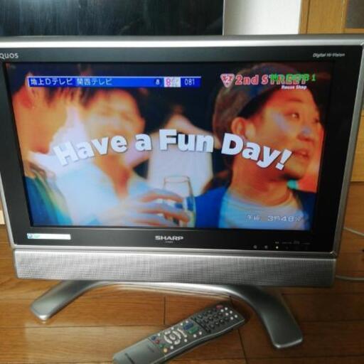 シャープ　21インチ液晶テレビ