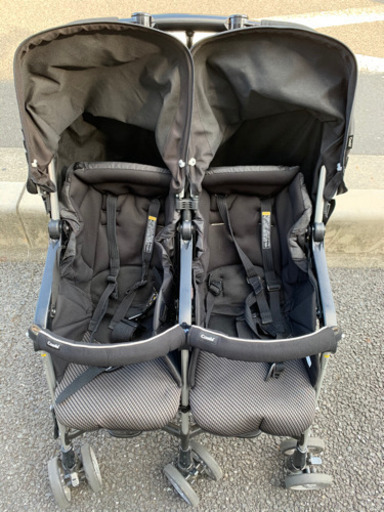コンビ　ツインスピン　双子用ベビーカー