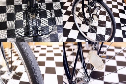 Recolte ism　自転車　26インチサイズ　シティサイクル　ママチャリ　鍵2本付き　買い物 現車確認大歓迎
