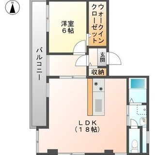 岐阜市竜田町　１ＬＤＫマンション　家賃５.６万　アトーレHAYASHI。名鉄本線　名鉄岐阜駅まで徒歩１５分 - 岐阜市