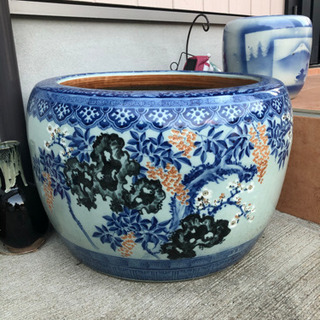 値下げしました。火鉢…メダカや金魚鉢にいかがですか？
