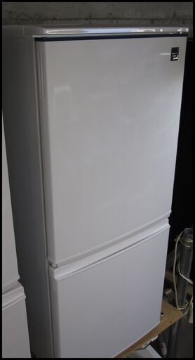 新生活！15400円 シャープ 2ドア 冷蔵庫 137L 13年製 SJ-14E9 ホワイト