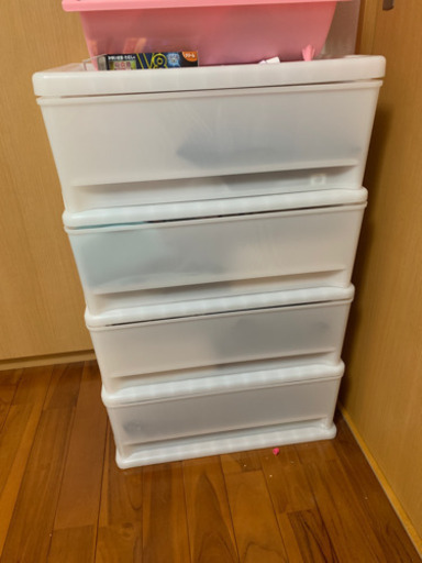 四段収納 ホワイト