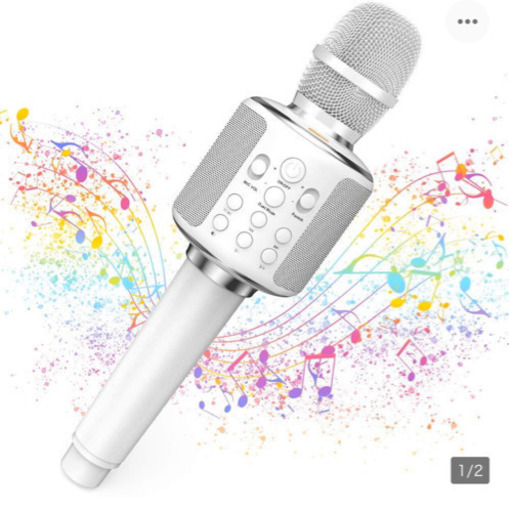 【値下げしました】スマホでどこでもカラオケが出来ます。GOODaaa bluetooth カラオケマイク 2019 人気 bluetooth マイク ブルートゥース デュエット\u0026伴奏機能付き