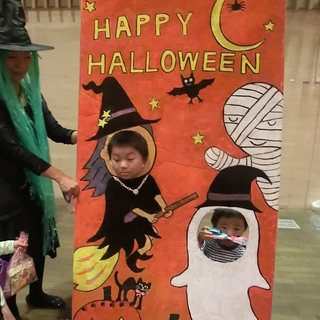 １０月３１日　ふじみ野　未就園児・赤ちゃんの　おやこでハロウィン
