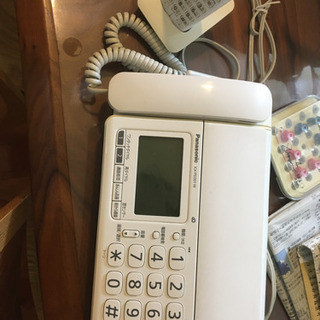 パナソニック　ファックス電話　子機付き