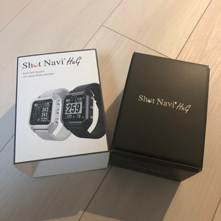 ShotNavi HuG ホワイト　未使用　GPS 腕時計の画像