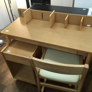 KEYUCA デスク+ワゴン+チェア3点セット