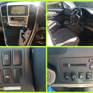 トヨタ アルファードG ＡＳ　８人乗り車検あり　32/6　フロント＆バックカメラ コミコミでの画像