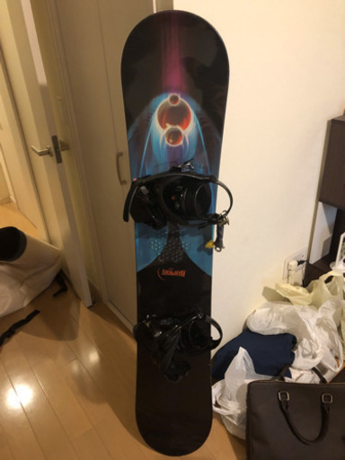 スノーボード　板　バートン　ビンディング付き