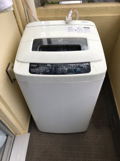 洗濯機 Haier ベランダ使用 配送可(特定日のみ)