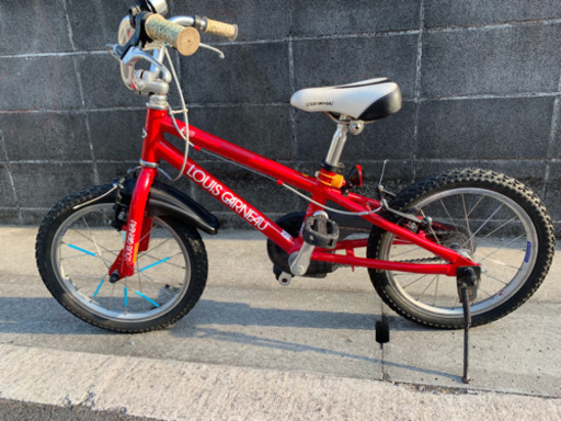 16インチ ルイガノ自転車 赤