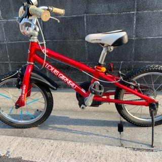 LOUIS GARNEAU 子供用自転車 レッド 16インチ ルイガノ 補助輪 16