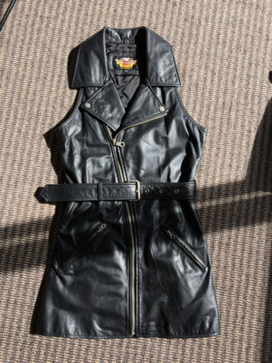 ハーレーダビッドソン♡本革ワンピース　ジャケット　ベスト　レア☆
