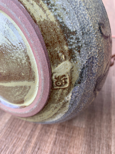30年くらい前のやちむんセットで。