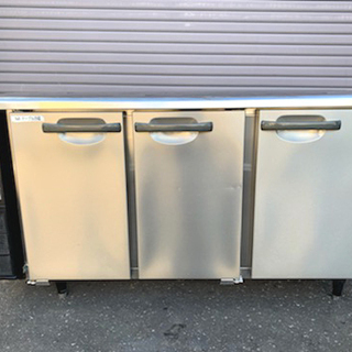 ホシザキ 業務用 台下冷蔵庫 コールドテーブル 3面扉 240L 2009年 100V RT-150PTE 清掃済 USED です