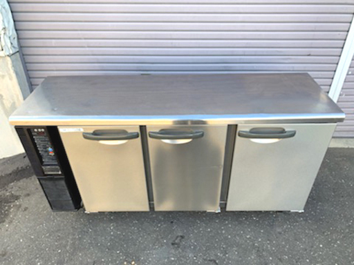 ホシザキ 業務用 台下冷蔵庫 コールドテーブル 3面扉 240L 2009年 100V RT-150PTE 清掃済 USED です