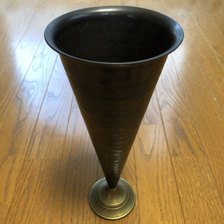 金属製 花瓶 一輪挿し 花器 真鍮