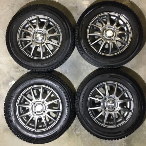 ❗️15日まで期間限定値下げ❗️13インチ！ヨコハマスタッドレスホイールセット！