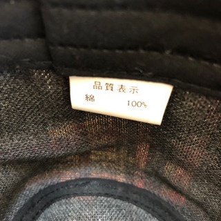 美品チェックハットの画像