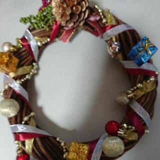 クリスマスリース  ハンドメイドの画像