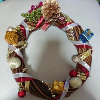 クリスマスリース  ハンドメイド