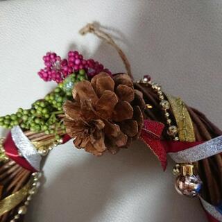 クリスマスリース  ハンドメイドの画像