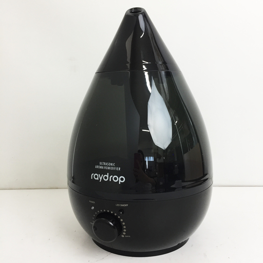 アウトレット☆アロマLED加湿器 レイドロップ 3.8L BK