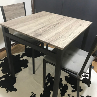 ダイニングテーブルセット差し上げますの画像