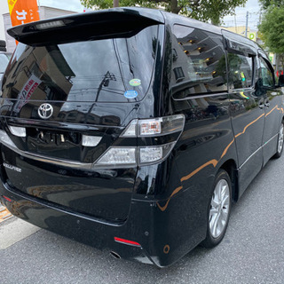 ヴェルファイア2.4Z11.8万キロ　車検2年付修復歴なしカロッツェリアナビ地デジフリップダウンモニターバックカメラETCスマートキー付き。3年走行無制限保証の画像