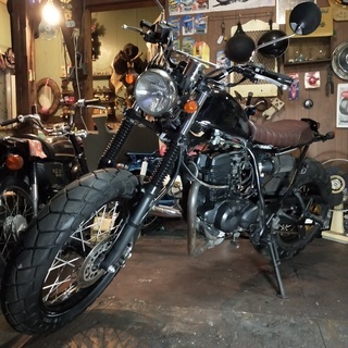 １点物☆YAMAHA ＴＷ225　DG09　モンキー風カスタムバイク★　愛知~全国発送！　近場送安　実働車体　TW200　250TR　FTR　好きな方に　ネトモトの画像