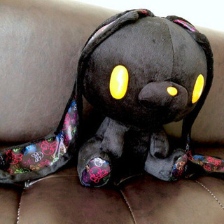 【新品】チャックスGP 汎用うさぎぬいぐるみ スカルボウブラックの画像