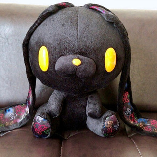 【新品】チャックスGP 汎用うさぎぬいぐるみ スカルボウブラック