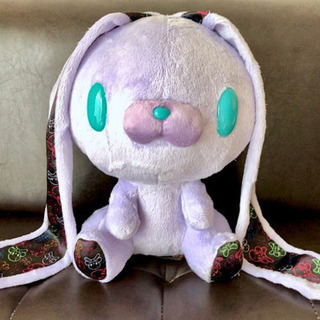 【新品】チャックスGP 汎用うさぎぬいぐるみ スカルボウパープル