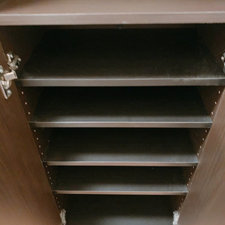 シューズボックス(大容量)--全身鏡付の画像