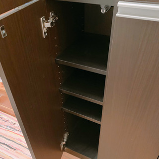 シューズボックス(大容量)--全身鏡付の画像