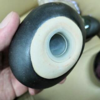 おしゃれな陶器の塩コショウ入れセットの画像