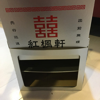 おかもち型の箱の画像