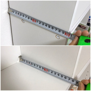 天井 突っ張りラック 本棚 配送可(特定日のみ) 幅90cm 奥20cm 高240〜252cm の画像