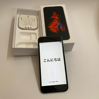i-phone 6 イヤホン付 SPACE GRAY 64GB