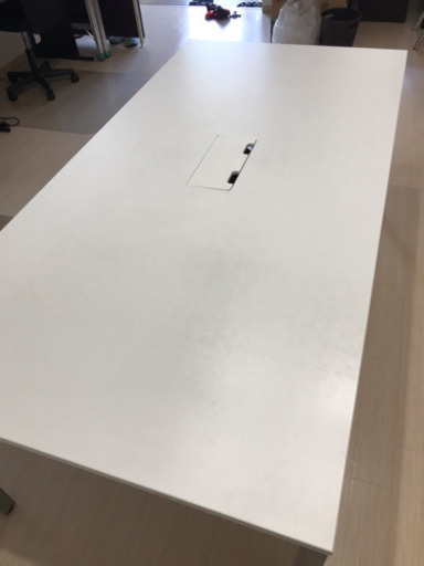 オフィステーブル コード収納あり