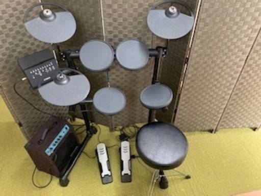 電子ドラム　YAMAHA　DTX400K　プラスおまけアンプ　値下げ不可