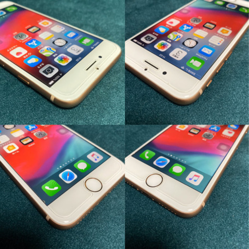 【美品】SIMフリー iPhone8 64GB MQ7A2J/A白ロムA1906