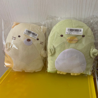 すみっこぐらし　ペンギン❓ネコ　パペット　セット
