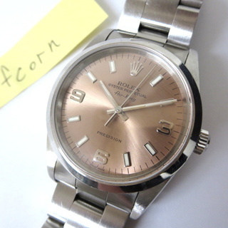 ～ 良品 ロレックス ROLEX エアキング 14000M K番 ピンク文字盤 ギャラ付き ～